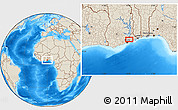 Shaded Relief Location Map of Ankwaieso