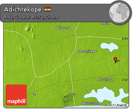 Physical Map of Adichrekope