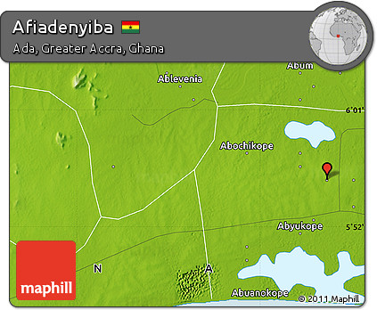 Physical Map of Afiadenyiba