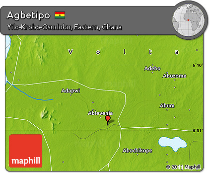 Physical Map of Agbetipo