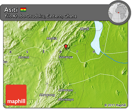 Physical Map of Asiti