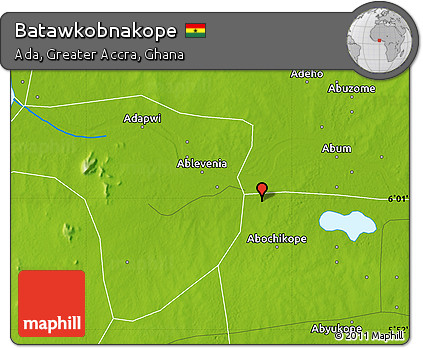 Physical Map of Batawkobnakope