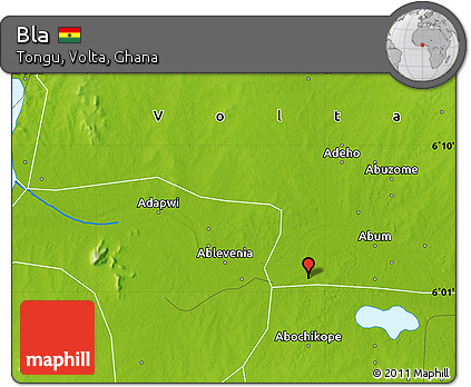 Physical Map of Bla