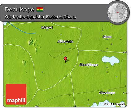 Physical Map of Dedukope