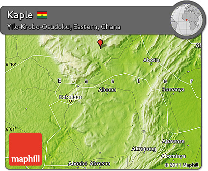 Physical Map of Kaple