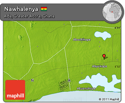 Physical Map of Nawhalenya