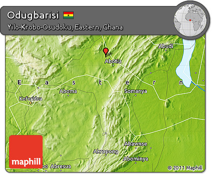 Physical Map of Odugbarisi