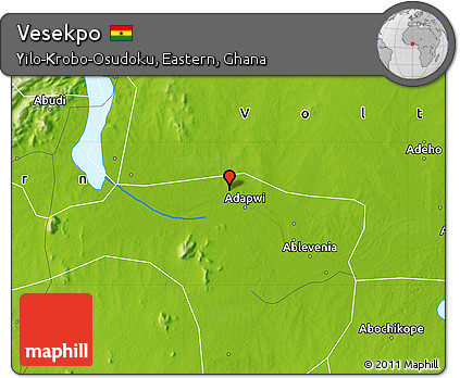 Physical Map of Vesekpo