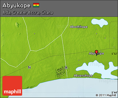 Physical Map of Abyukope