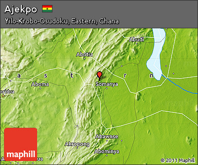 Physical Map of Ajekpo