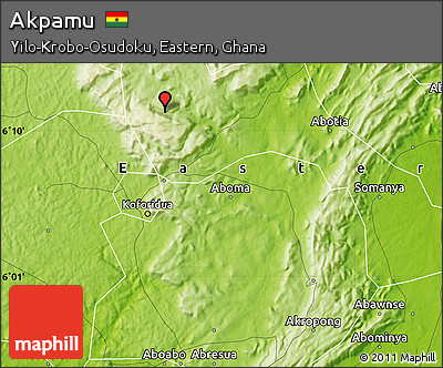 Physical Map of Akpamu