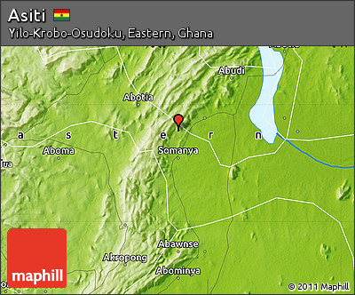 Physical Map of Asiti
