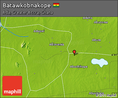 Physical Map of Batawkobnakope