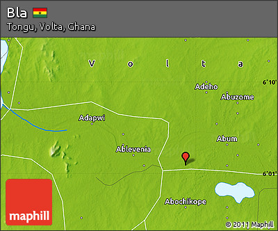 Physical Map of Bla