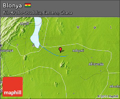 Physical Map of Blonya