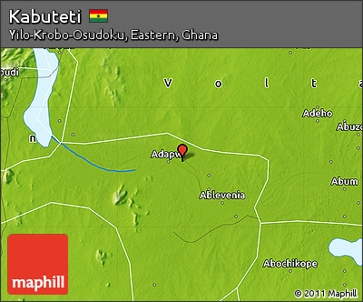 Physical Map of Kabuteti