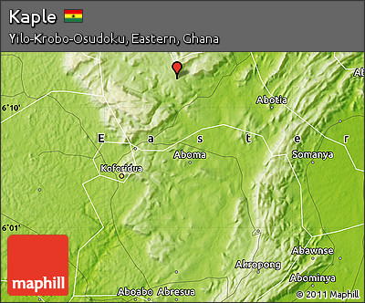 Physical Map of Kaple