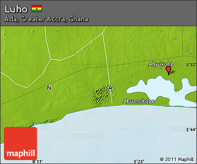 Physical Map of Luho