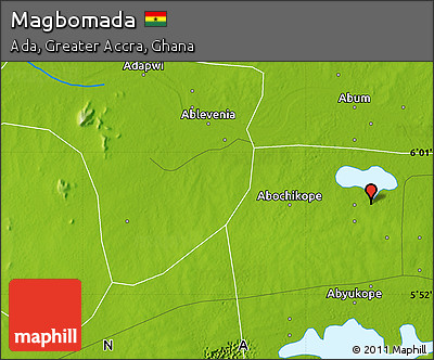 Physical Map of Magbomada