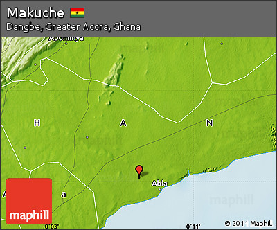 Physical Map of Makuche