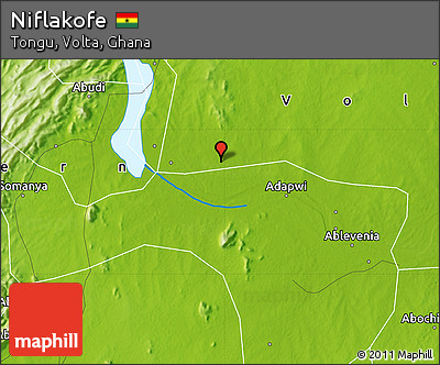 Physical Map of Niflakofe