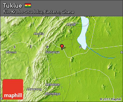 Physical Map of Tuklue