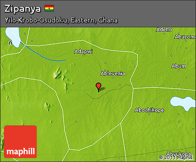 Physical Map of Zipanya