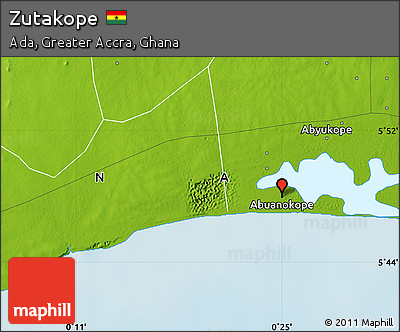 Physical Map of Zutakope