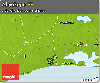 Physical Map of Abyukope