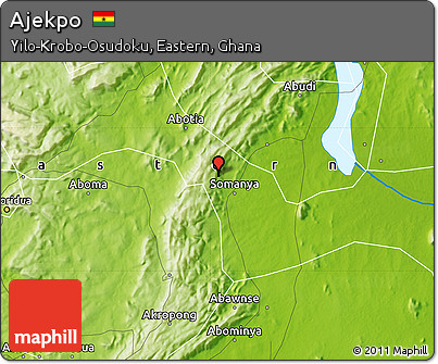 Physical Map of Ajekpo