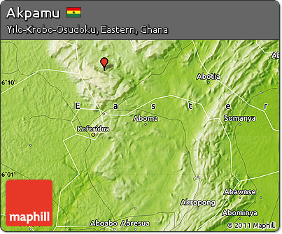 Physical Map of Akpamu