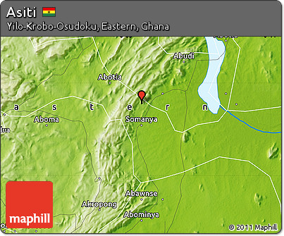 Physical Map of Asiti