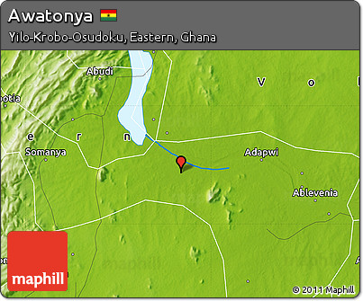 Physical Map of Awatonya