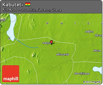 Physical Map of Kabuteti
