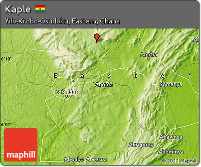 Physical Map of Kaple