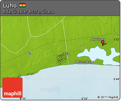 Physical Map of Luho