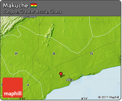 Physical Map of Makuche