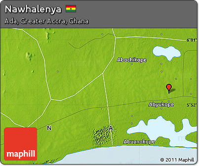 Physical Map of Nawhalenya