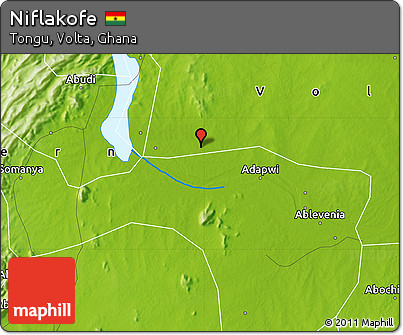 Physical Map of Niflakofe