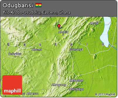 Physical Map of Odugbarisi