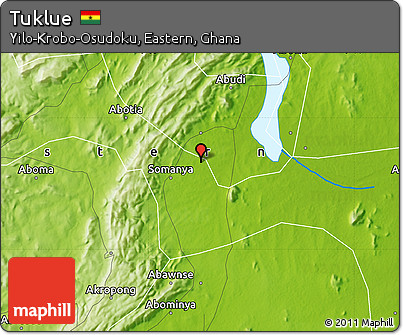 Physical Map of Tuklue