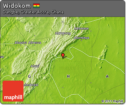 Physical Map of Widokom