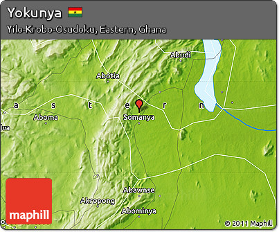 Physical Map of Yokunya
