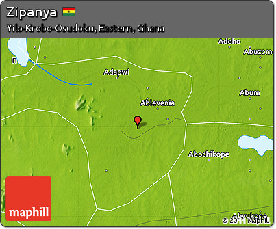 Physical Map of Zipanya