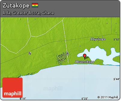 Physical Map of Zutakope