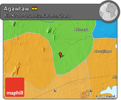 Political Map of Agawtaw