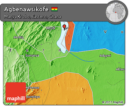 Political Map of Agbenawsikofe