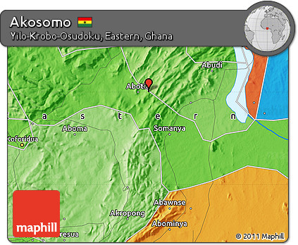 Political Map of Akosomo