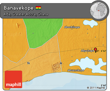 Political Map of Banavekope