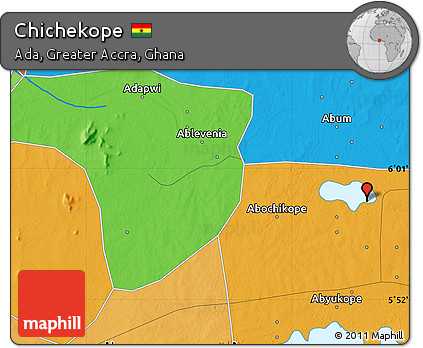 Political Map of Chichekope